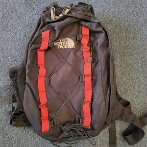 The North Face Adult Unisex Black Red Outdoor Hiking Backpack